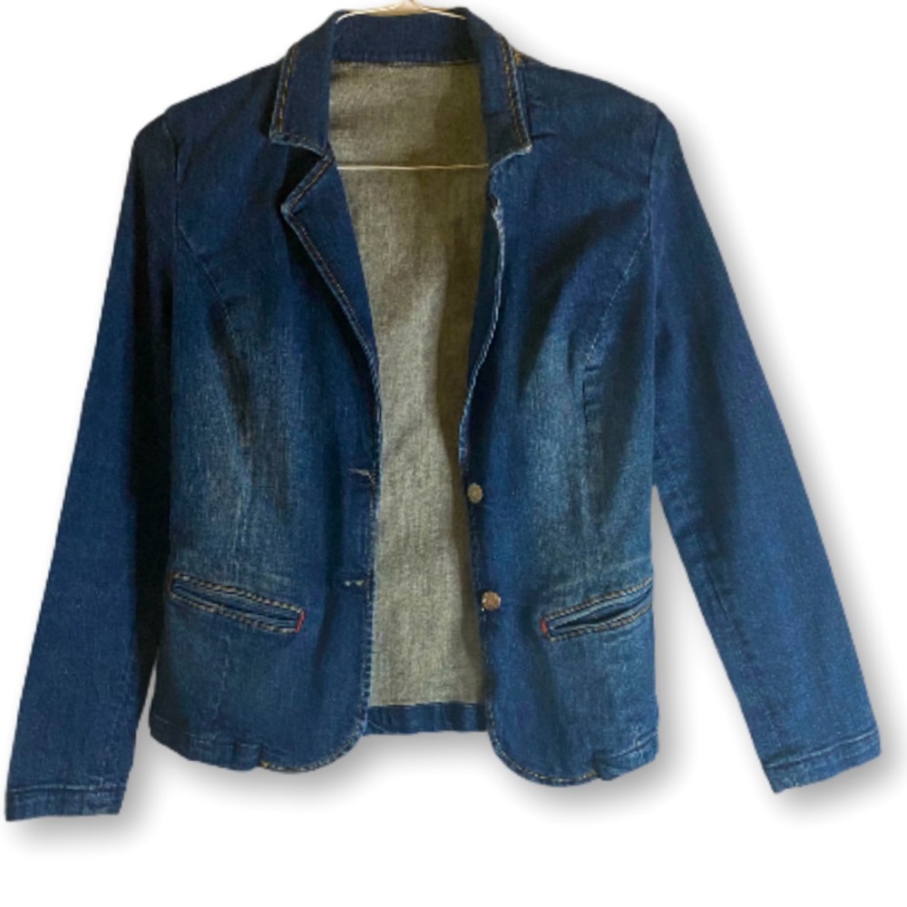 Kenneth Cole Jean Blazer like New 💙 Size Medium